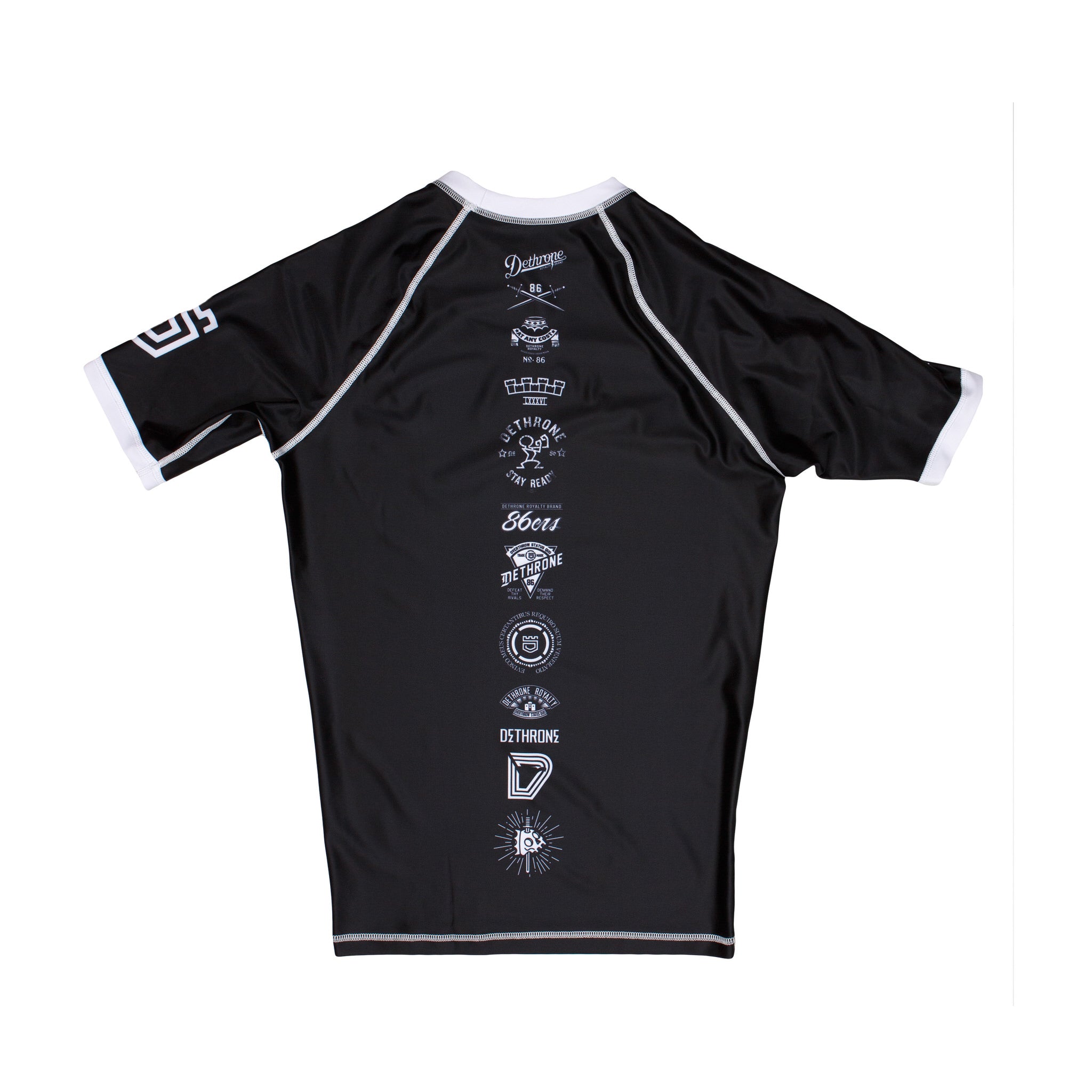 BRANDED RASH GUARD - SHORT SLEEVE
