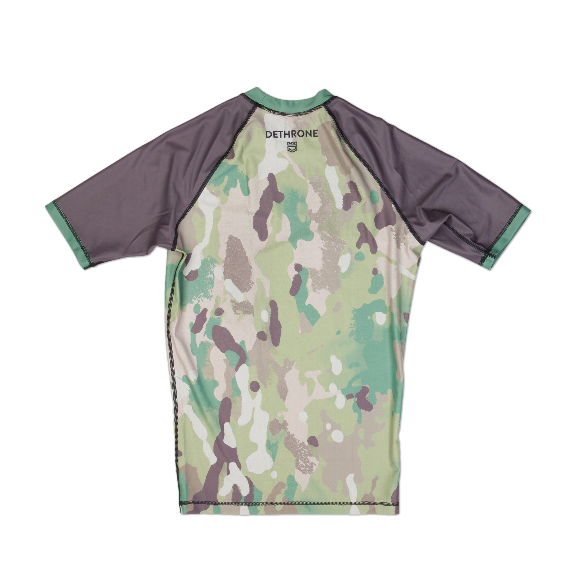 DETHRONE CAMOUFLAGE SHORT SLEEVE RASH GUARD - Dethrone